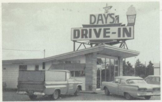 Days Drive-In (Bobs Drive-In) - 1960S Yearbook Ad
